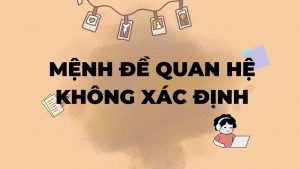 Mệnh đề quan hệ không xác định